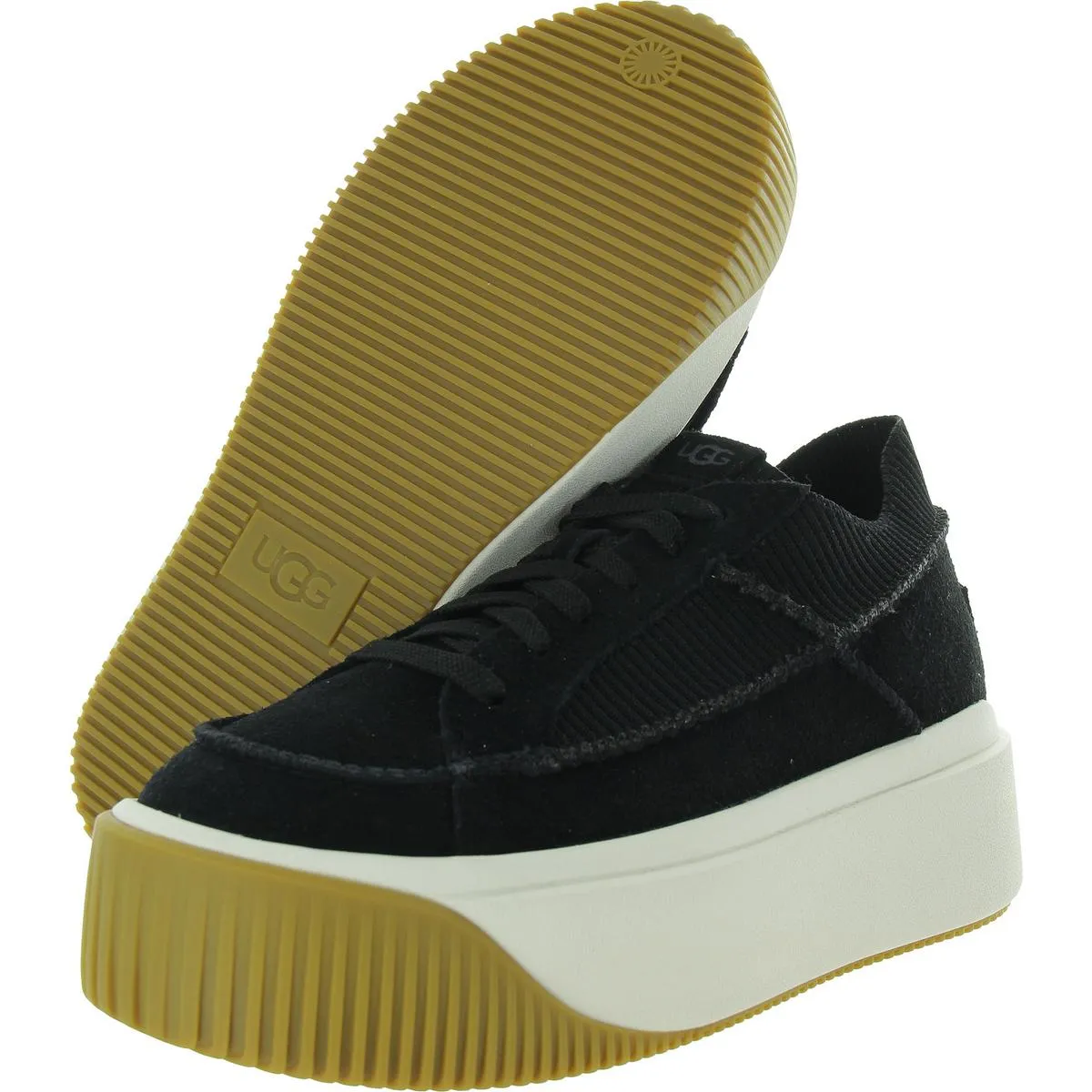 1152717 Womens Lace-Up Platform Casual And Fashion Sneakers