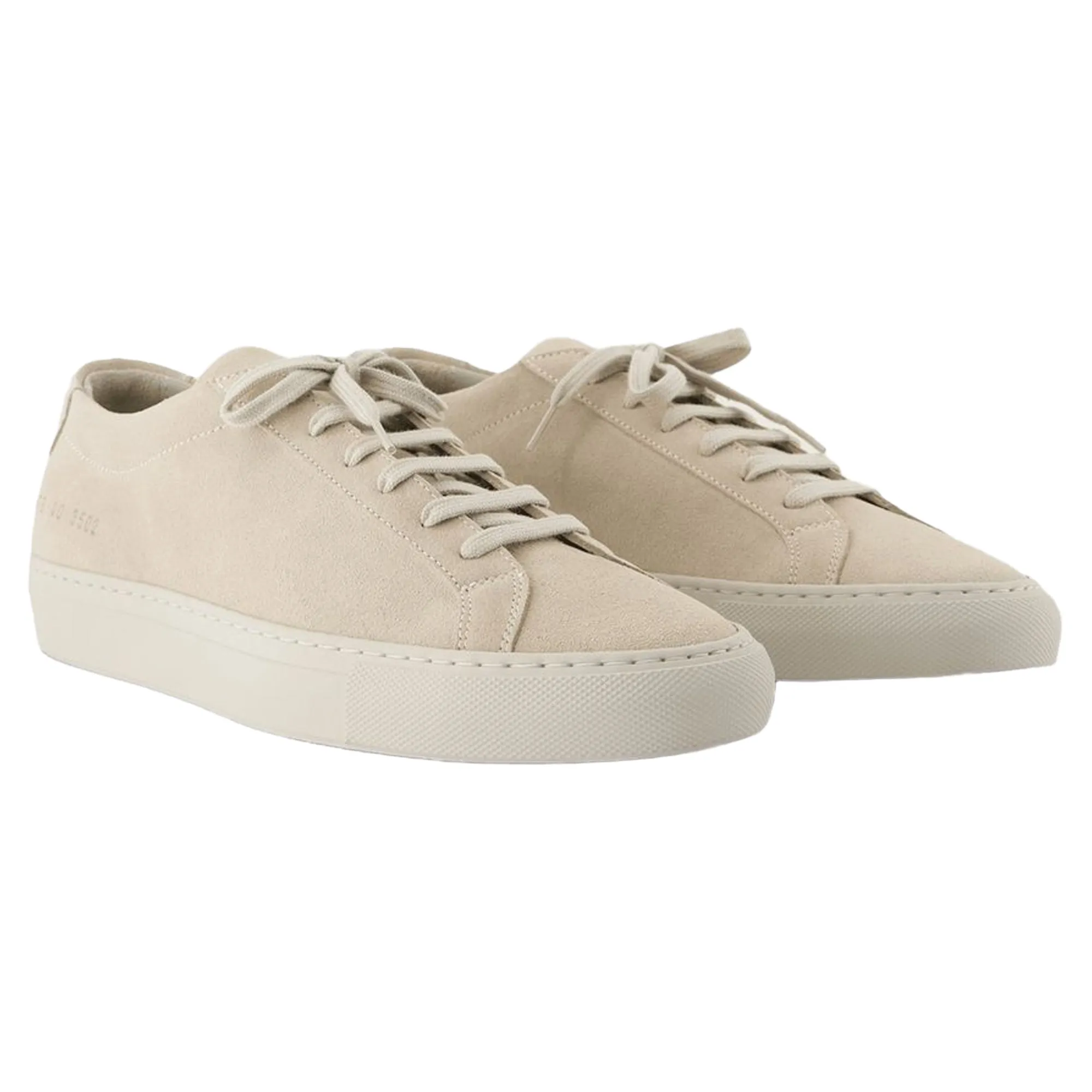 Achilles Tonal Suede Sneakers - COMMON PROJECTS - Leather - Beige