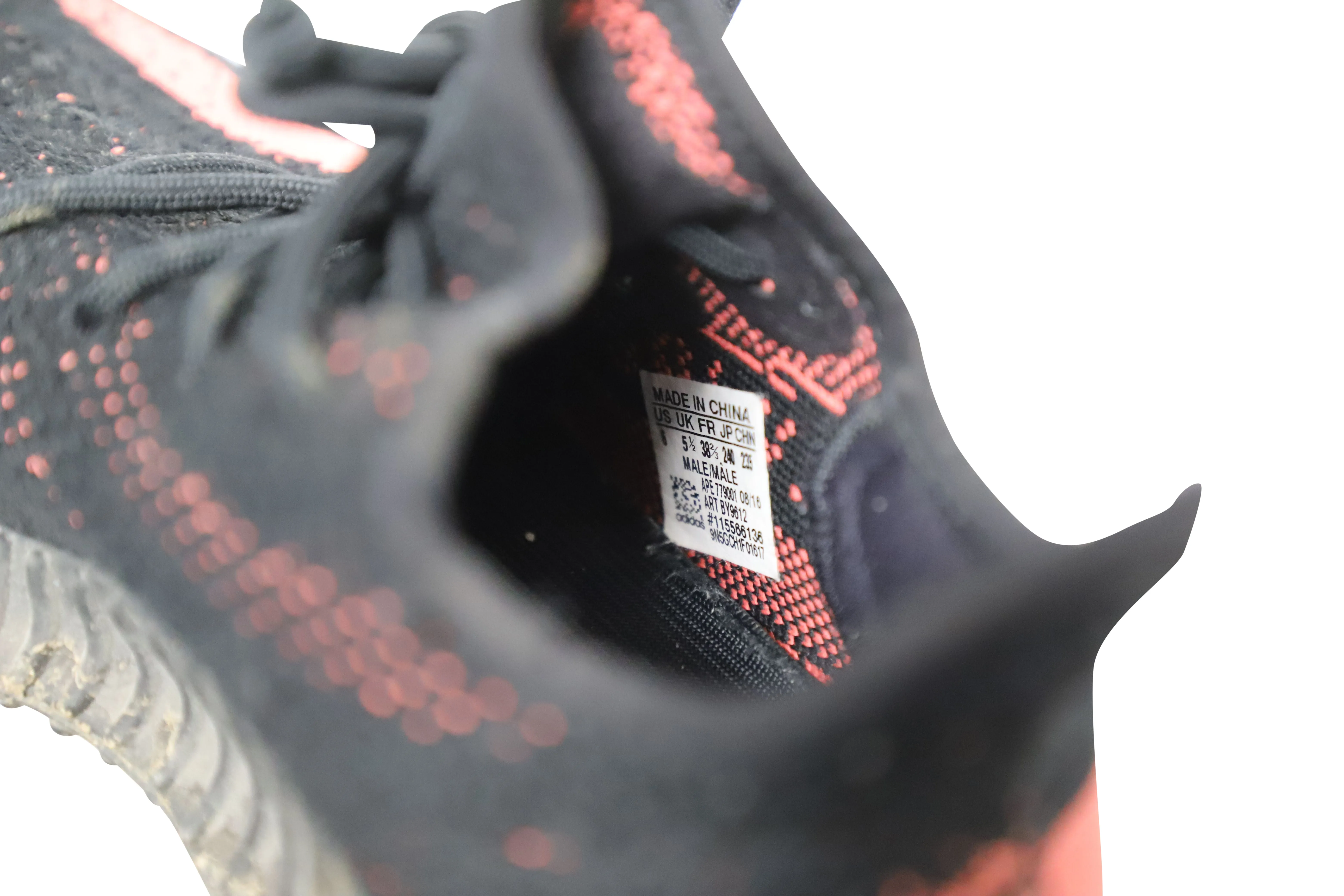 Adidas Yeezy Boost 350 V2 in Red Primeknit Microfiber
