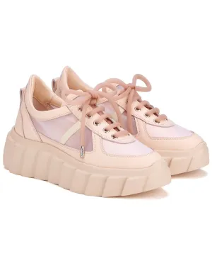 AGL Blondie Grid Leather Sneaker