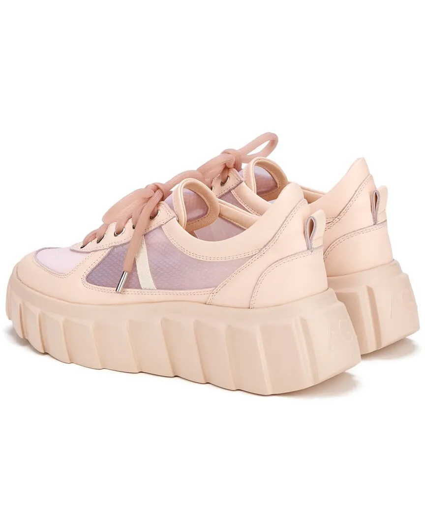 AGL Blondie Grid Leather Sneaker