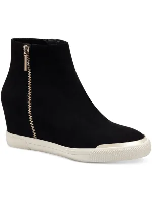 Aivah Womens Microsuede Double Zipper Casual and Fashion Sneakers