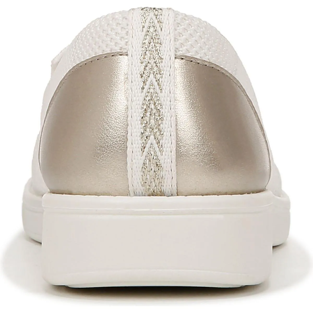 Athena Womens Metallic Knit Slip-On Sneakers