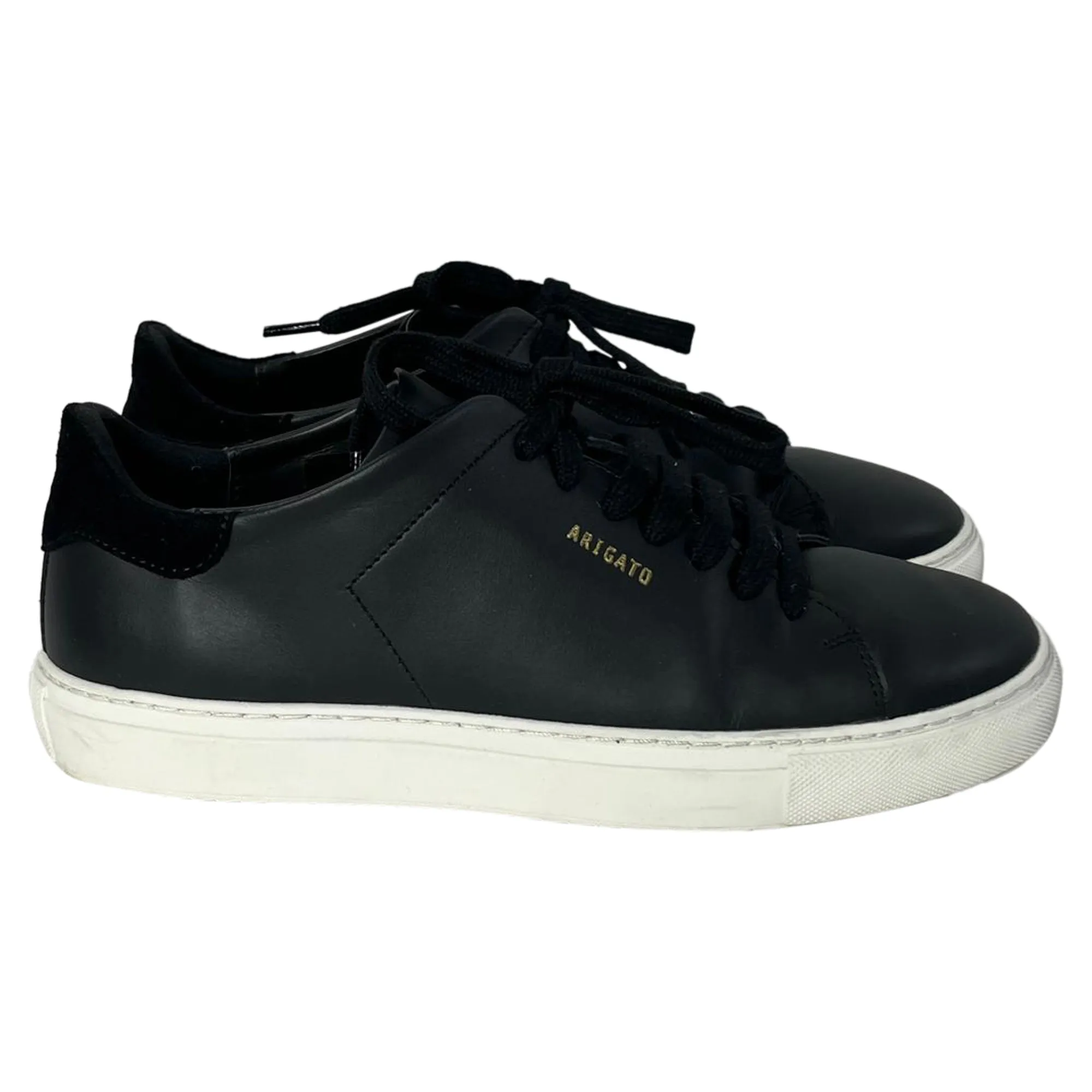Axel Arigato Clean 90 Sneakers in Black Leather