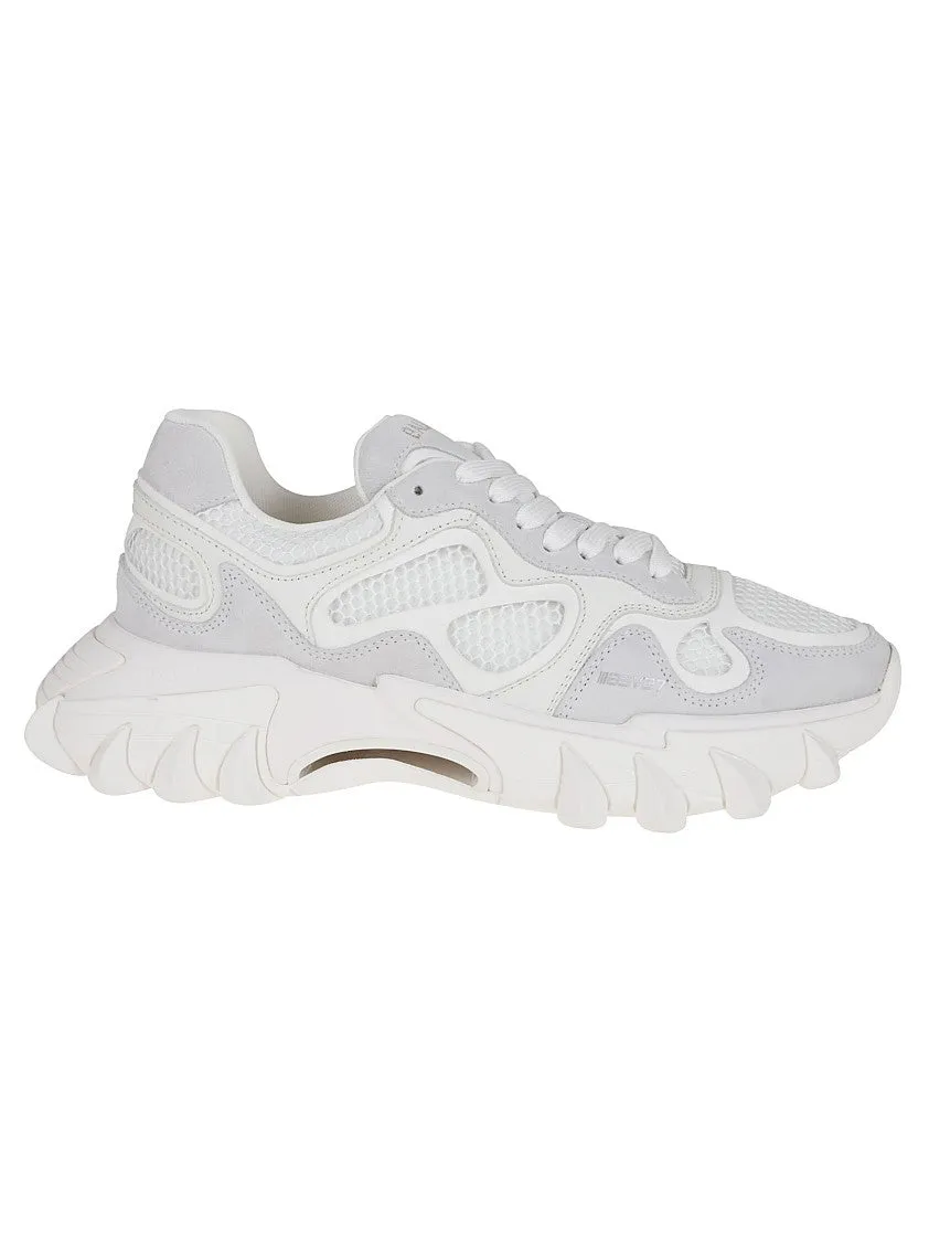 B-East Sneakers With Leather, Suede, And Mesh Accents