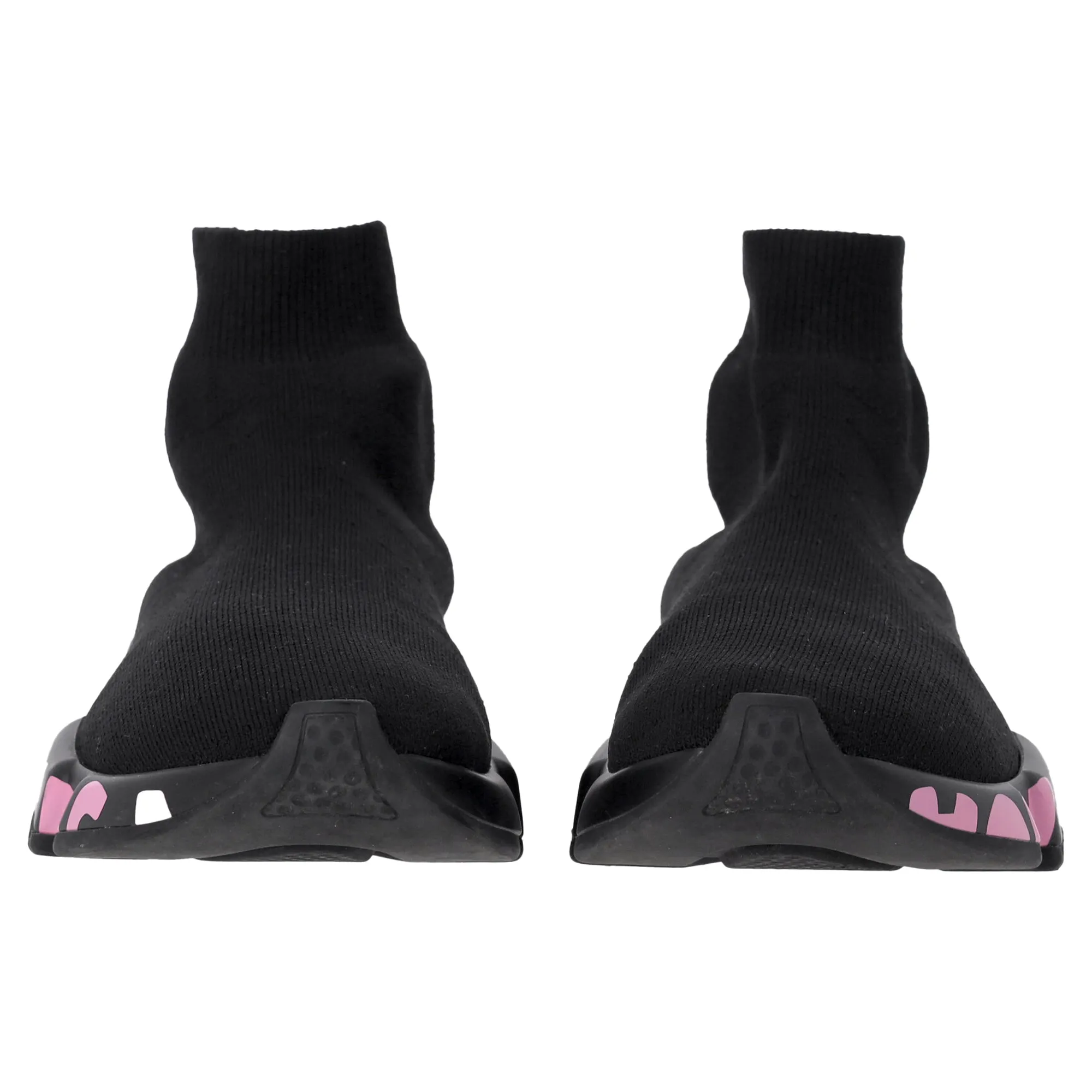 Balenciaga Graffiti Speed Sneakers in Black Polyester
