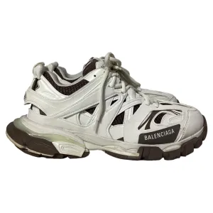 Balenciaga Track Sneakers in White Polyurethane