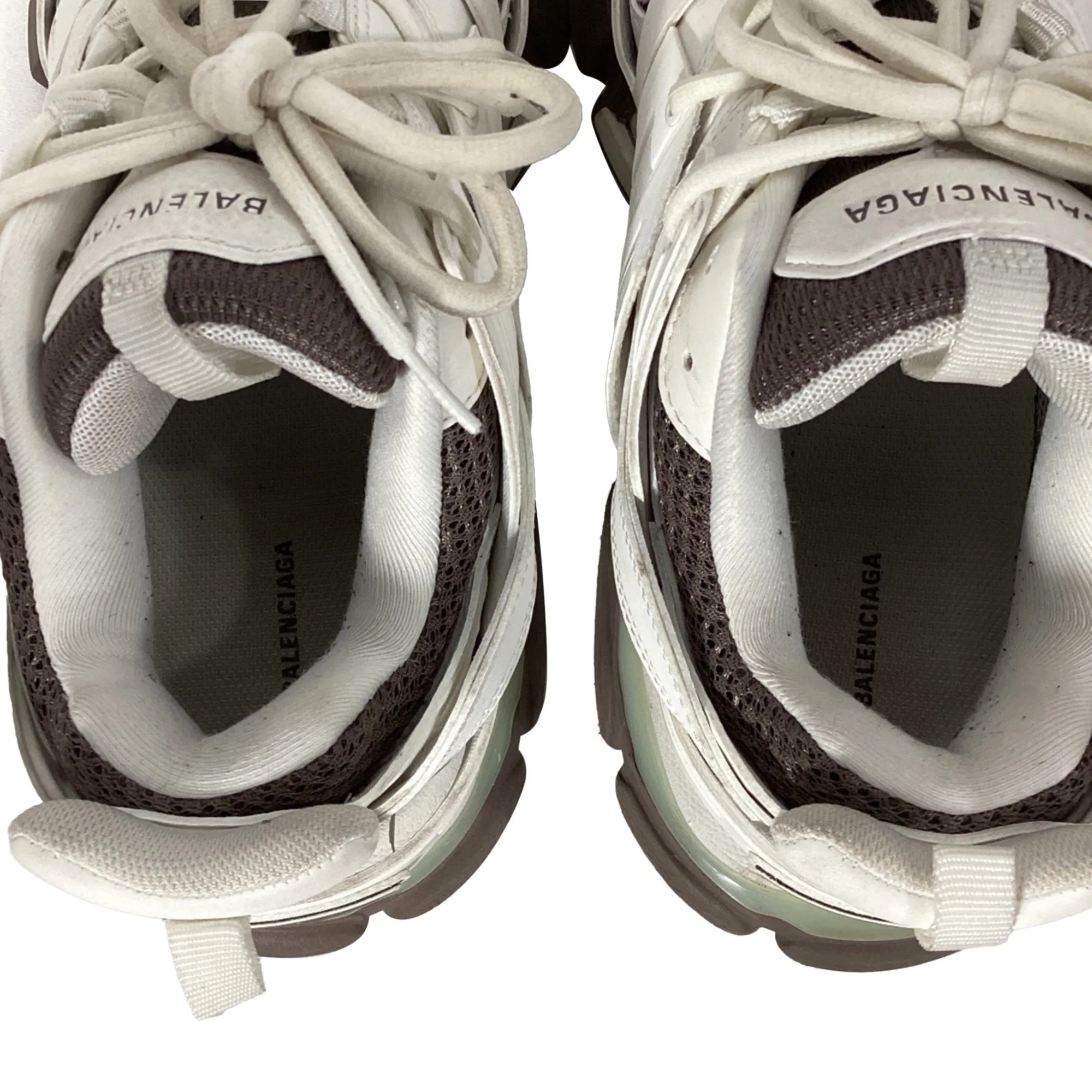 Balenciaga Track Sneakers in White Polyurethane