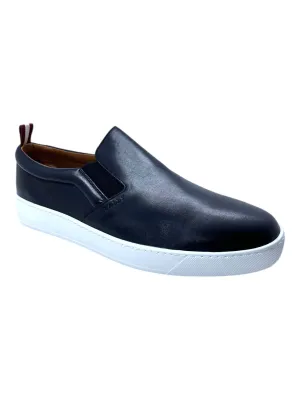 Bally Bently 6230475 Men's Ink Lamb Nappa Leather Sneakers