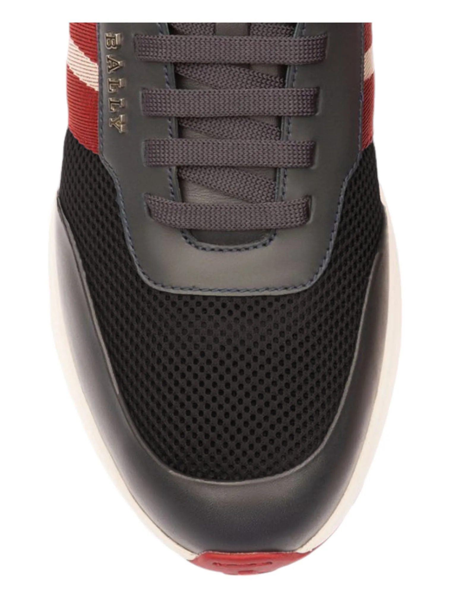 Bally Daryn-T 6300449 Men's Black Mesh & Leather Sneakers