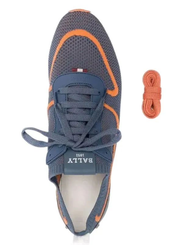 Bally Davyn 6300451 Men's Contrast-Trimmed Mesh Sneakers