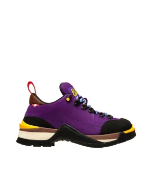 Bally Hike 6239705 Women's Mirtillo Calf Suede Leather Sneakers