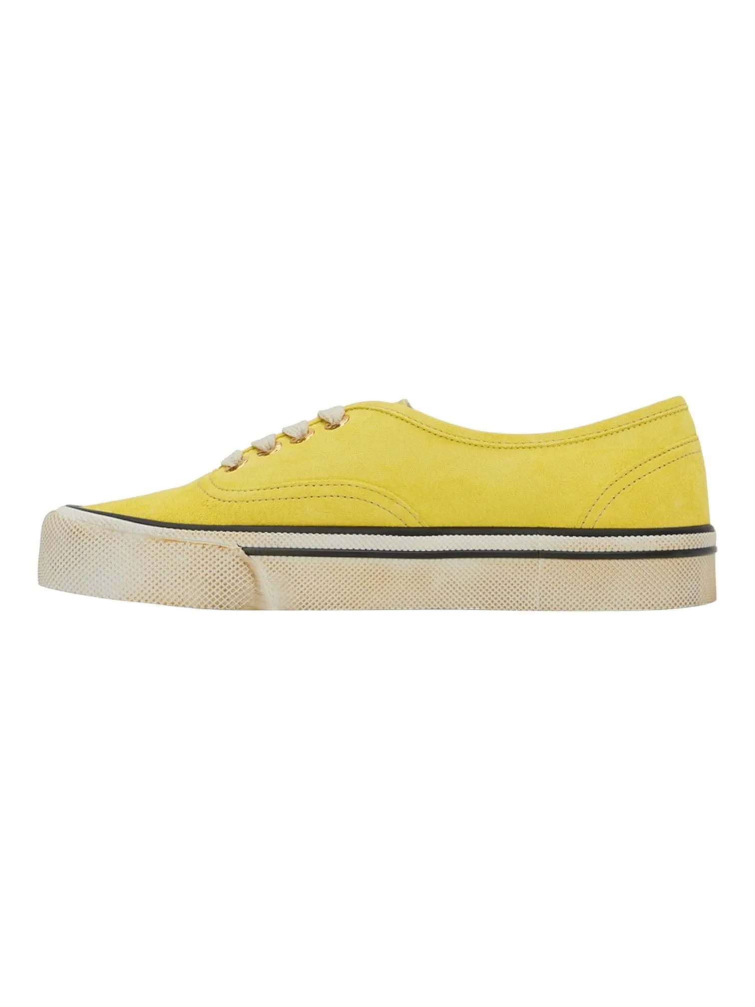 Bally Lyder 6304348 Men's Yellow Suede Leather Sneakers