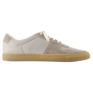 Bball Duo Slim Sneakers - COMMON PROJECTS - Leather - Grey