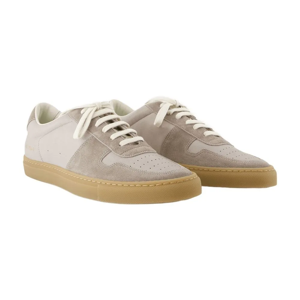 Bball Duo Slim Sneakers - Leather - Grey