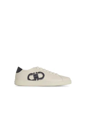 Brandy' White Leather Sneakers