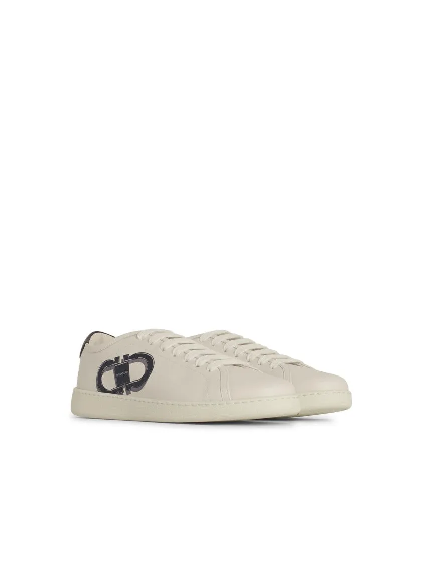 Brandy' White Leather Sneakers