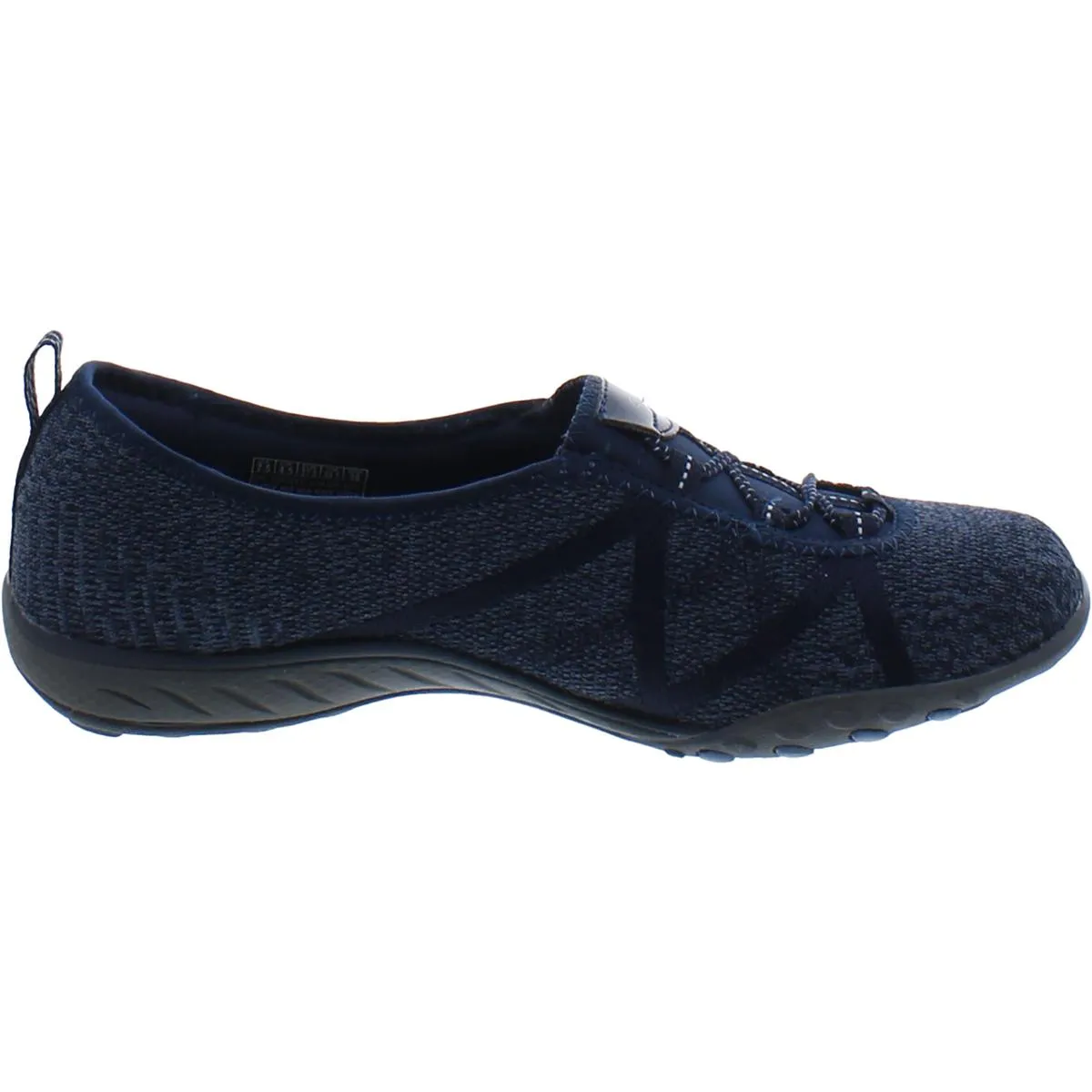 Breath Easy Womens Faux Suede Slide On Slip-On Sneakers