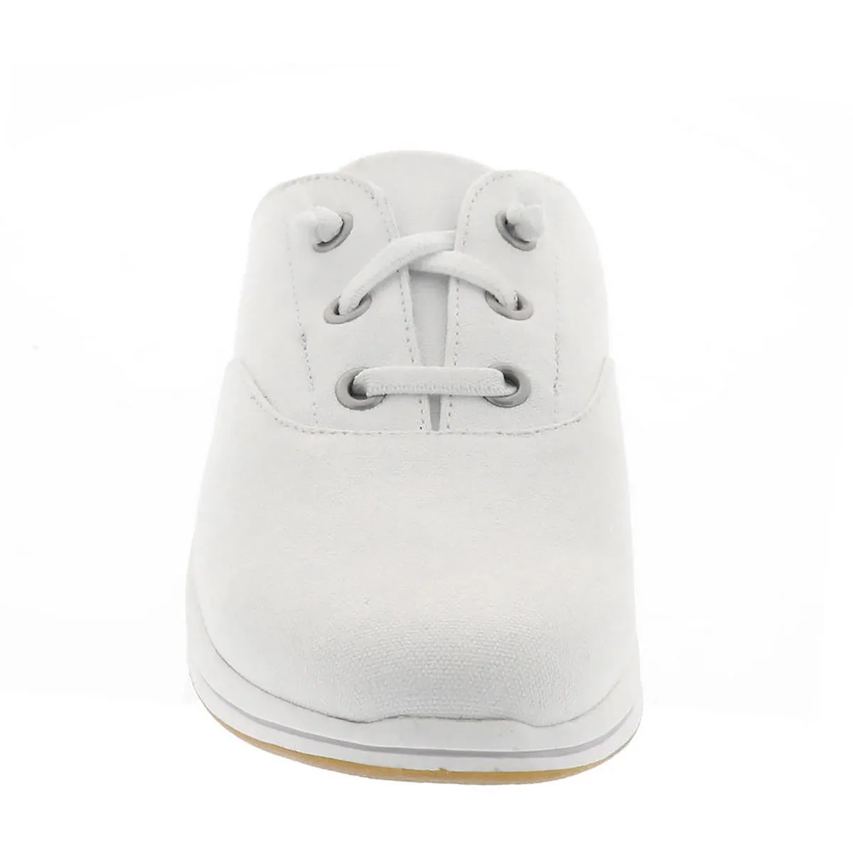 Breeze Clara Womens Cushioned Footbed Canvas Slip-On Sneakers