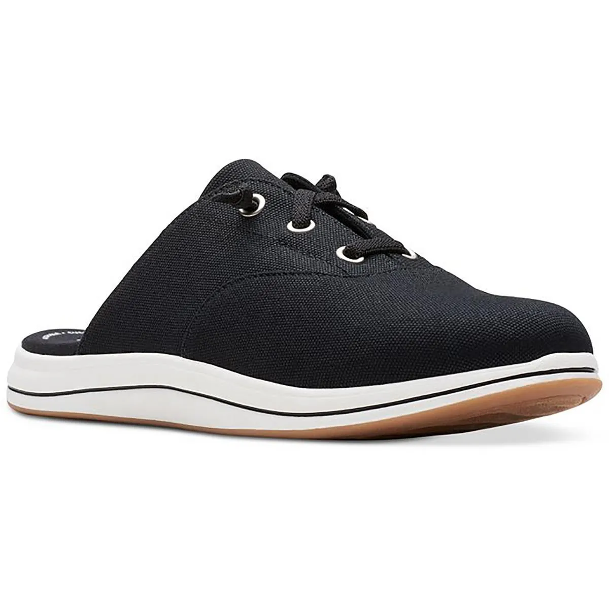 Breeze Clara Womens Cushioned Footbed Canvas Slip-On Sneakers