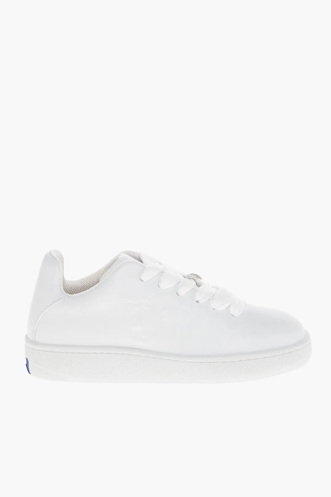 Burberry Leather Sneakers With Embossed Logo