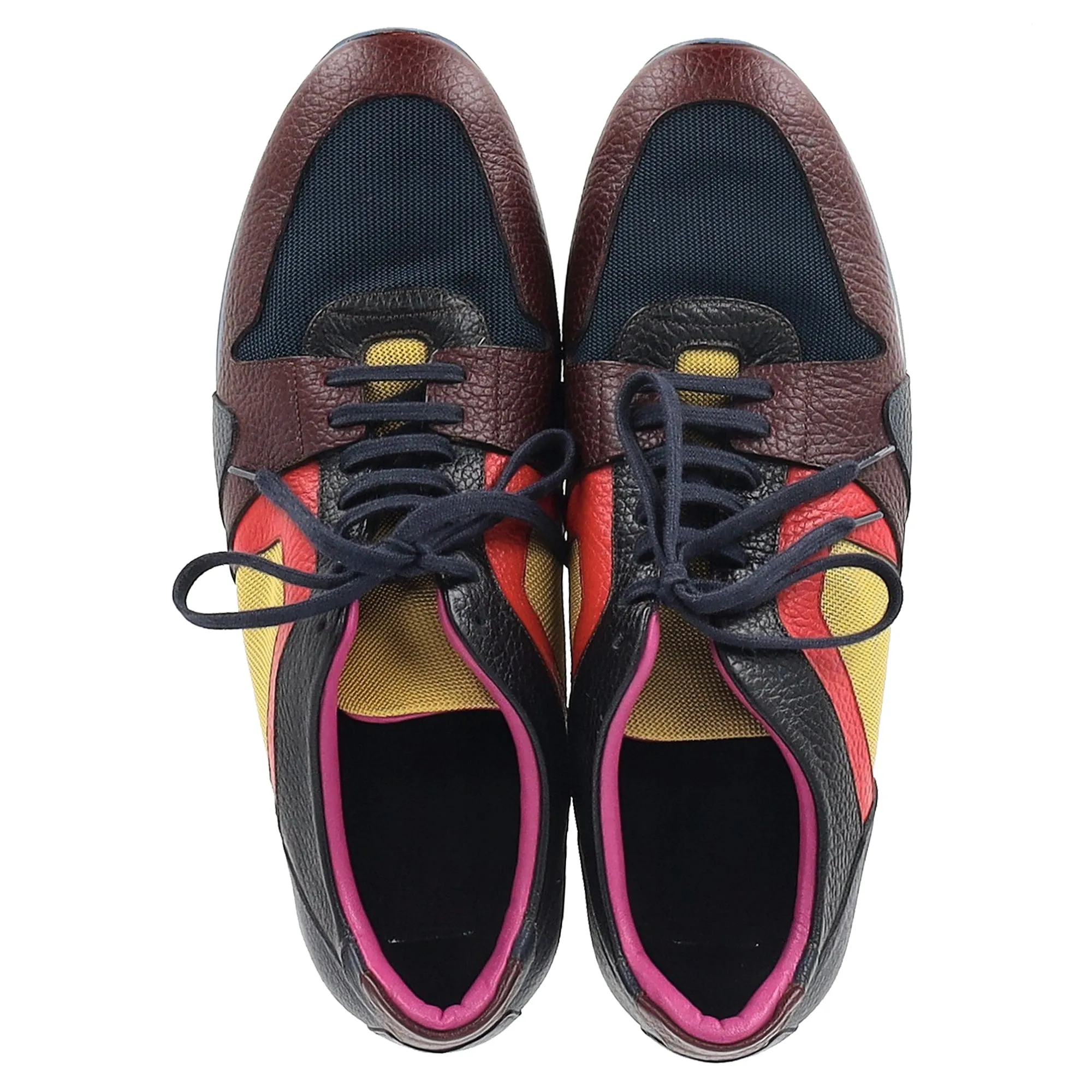 Burberry Prorsum The Field Sneakers in Multicolor Leather