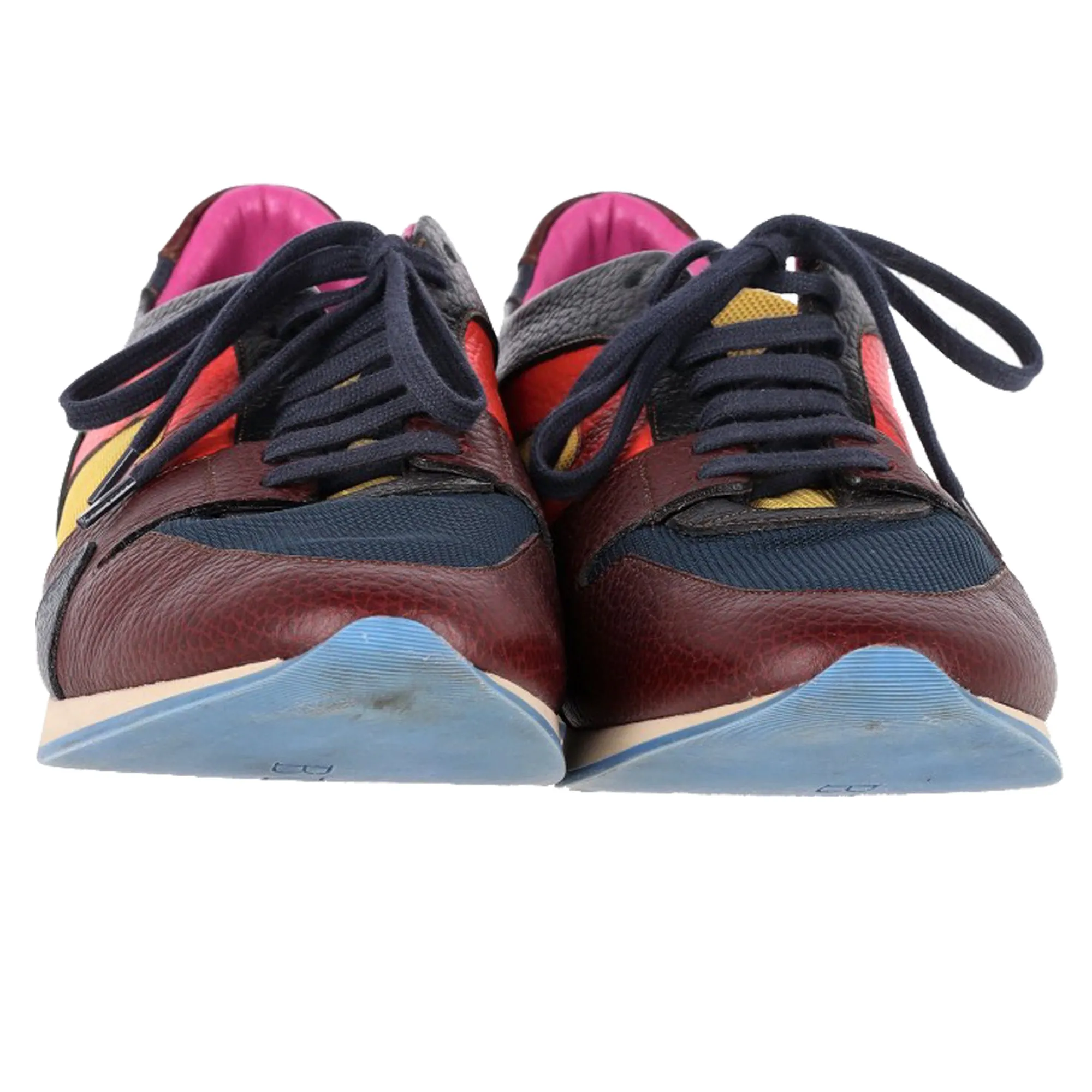 Burberry Prorsum The Field Sneakers in Multicolor Leather