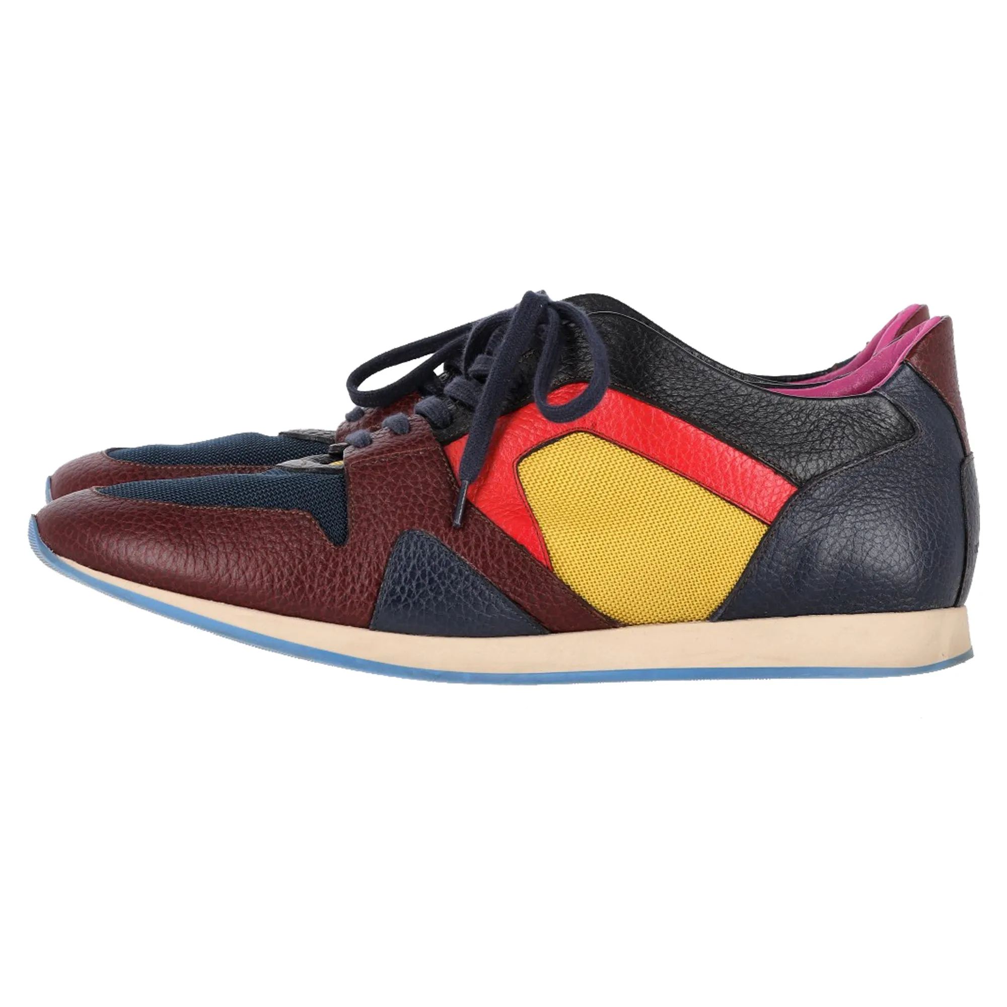 Burberry Prorsum The Field Sneakers in Multicolor Leather