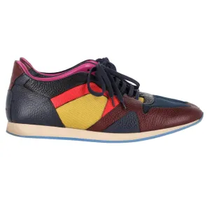 Burberry Prorsum The Field Sneakers in Multicolor Leather