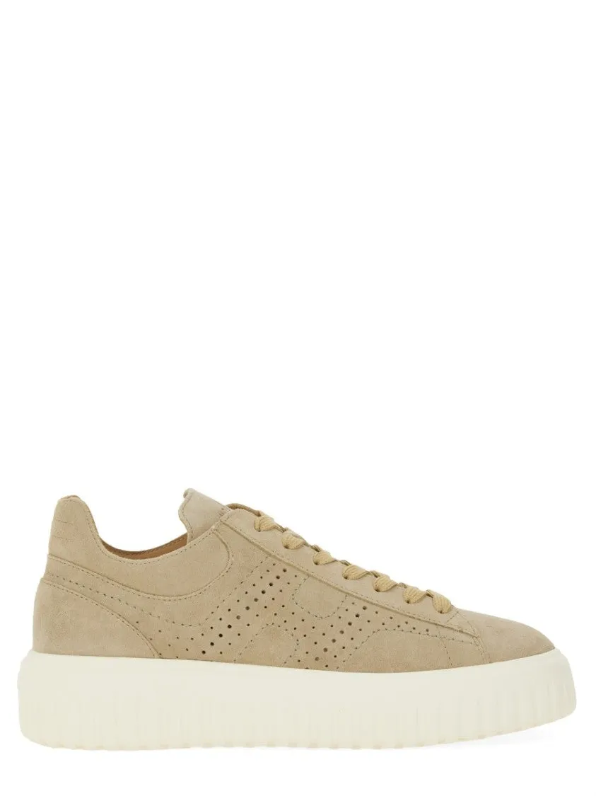 Calfskin Suede Sneakers