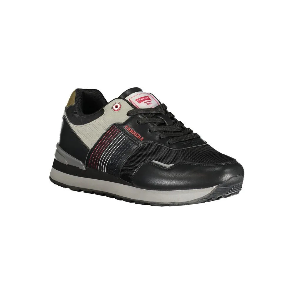 Carrera Sleek Laced Sports Sneakers with Contrast Men's Details