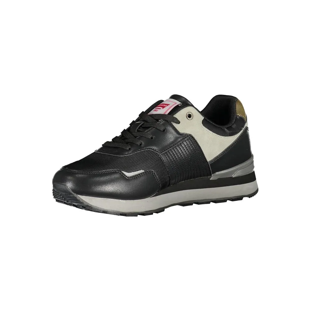 Carrera Sleek Laced Sports Sneakers with Contrast Men's Details