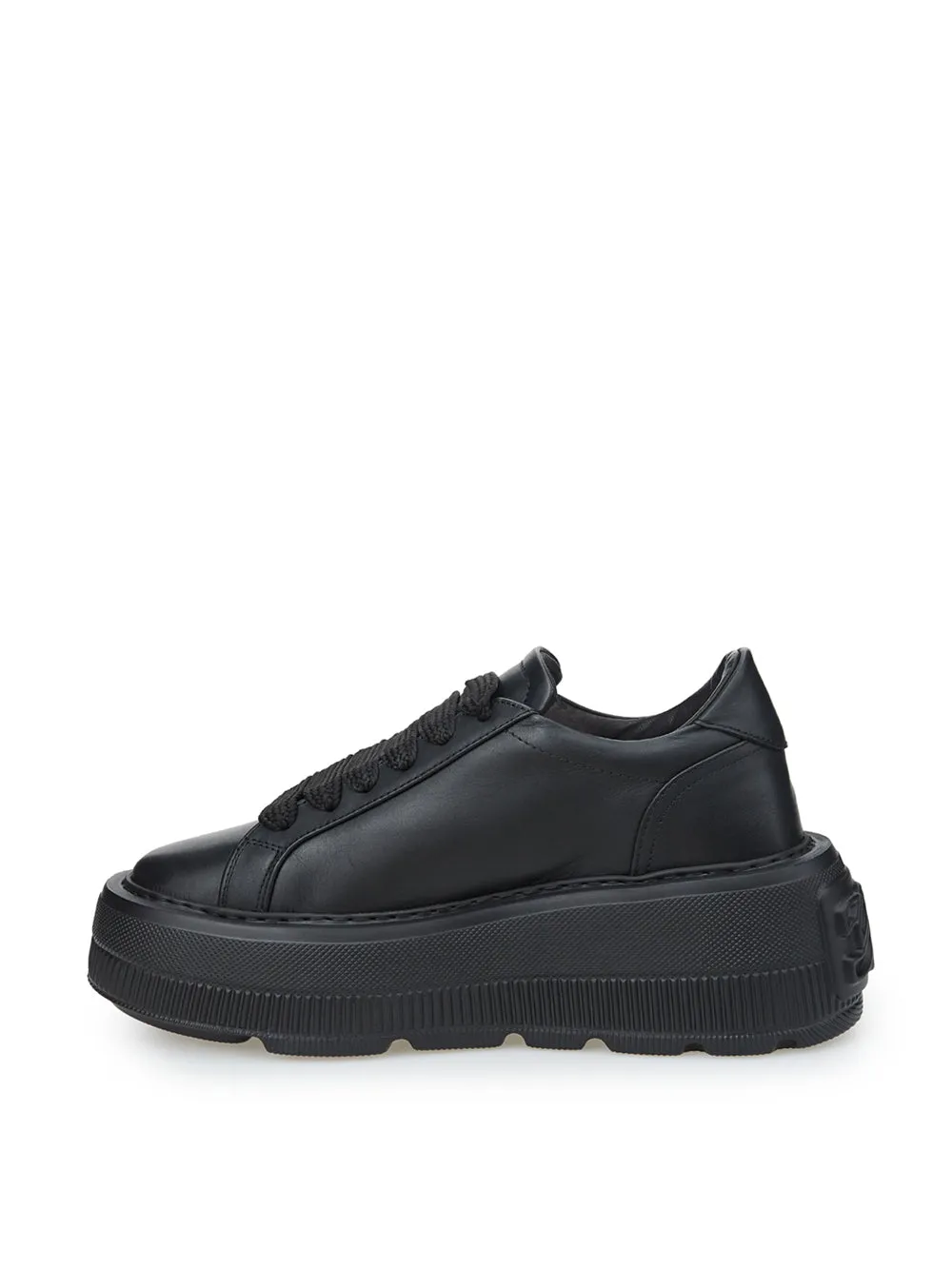 Casadei Elevate Your Style:  Leather Maxi Platform Women's Sneakers