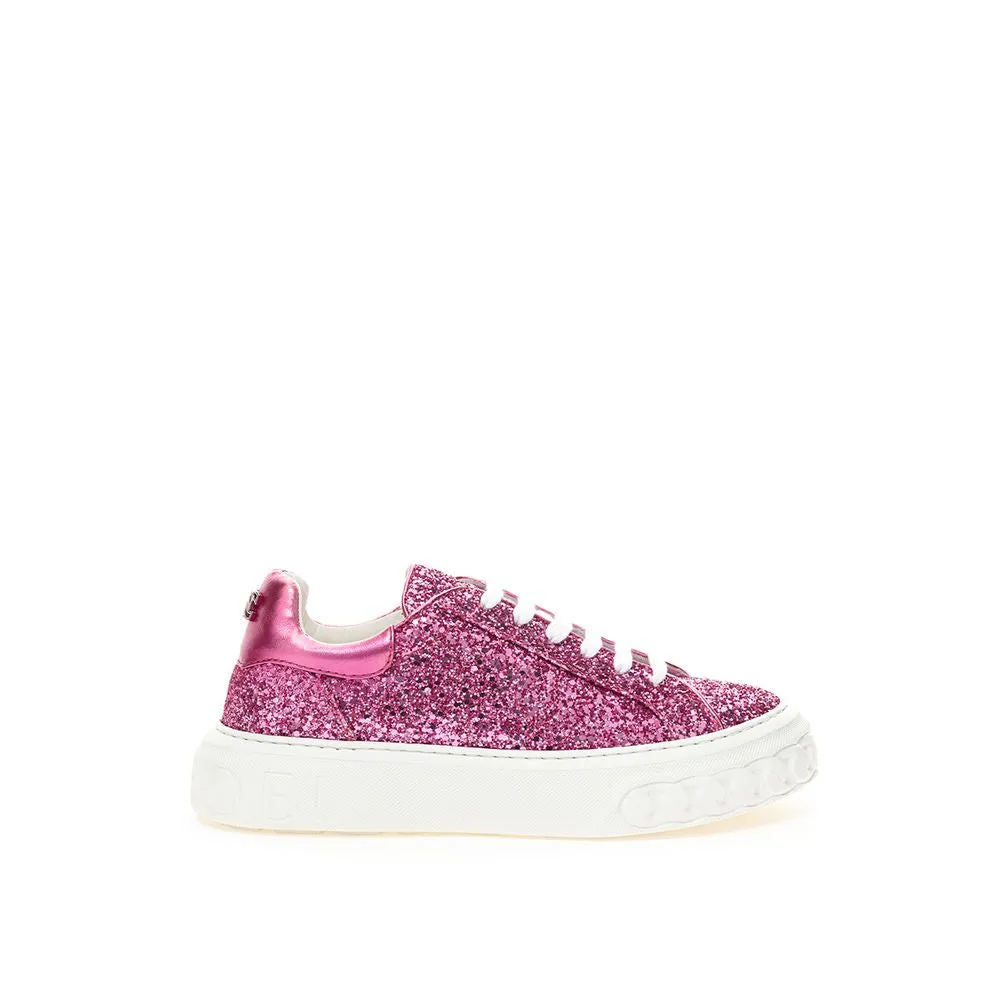 Casadei pink Elegance Leather Women's Sneakers