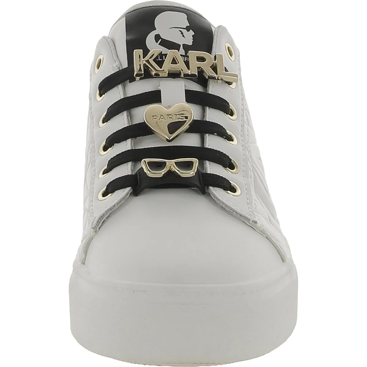 Cate Karl Box Womens Leather Lifestyle Casual And Fashion Sneakers