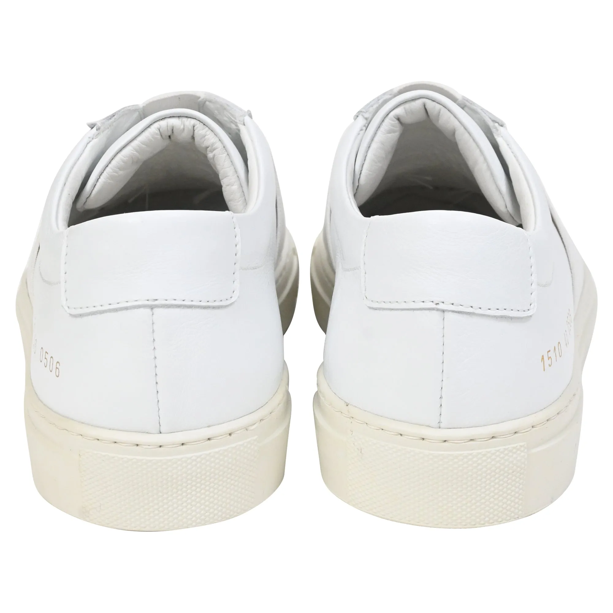 Common Projects Elastic Slip-On Sneakers in White Leather