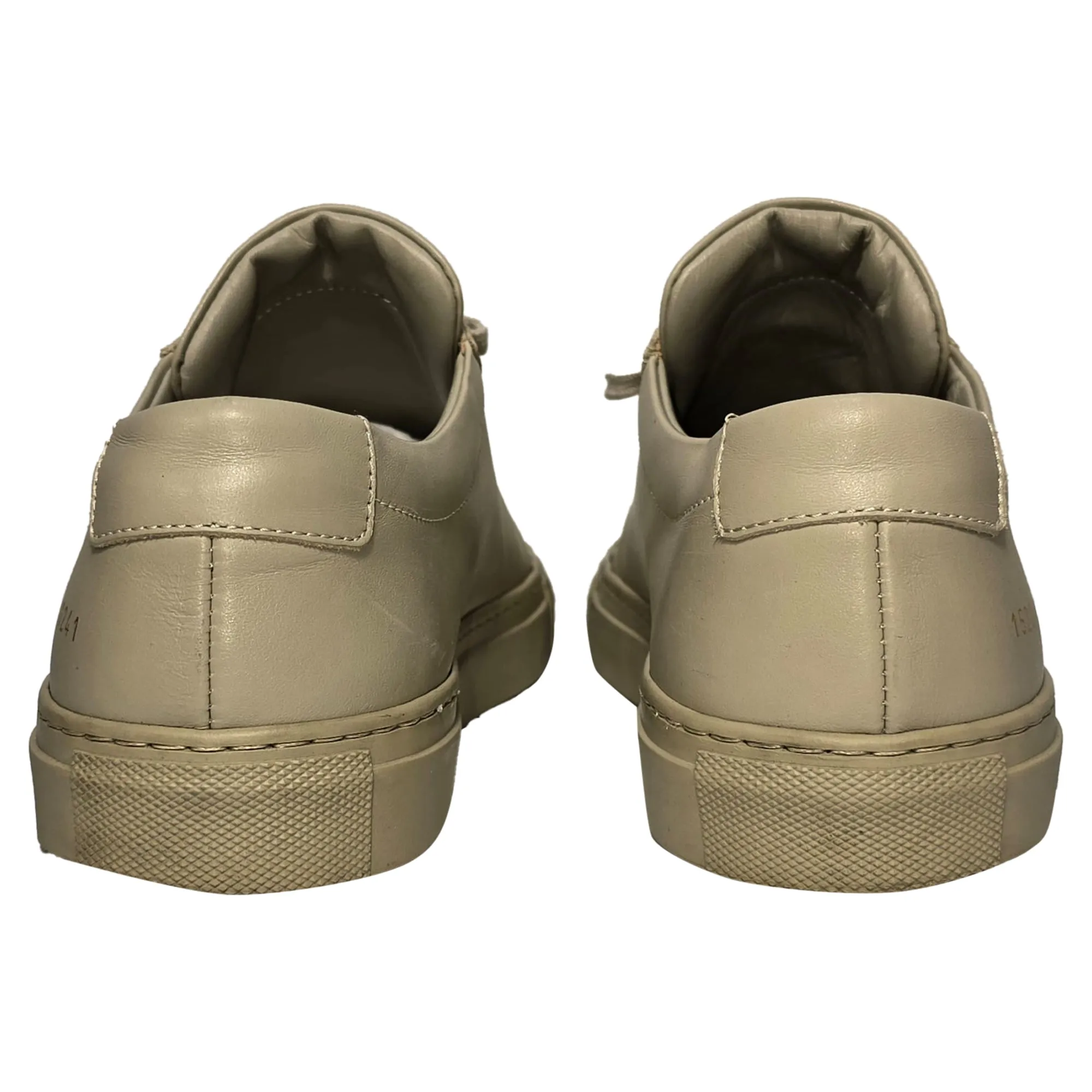 Common Projects Original Achilles Low-Top Sneakers in Beige Leather