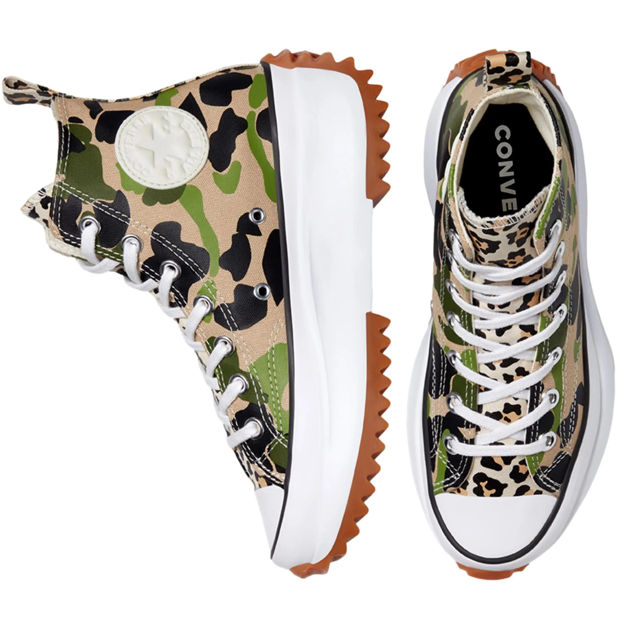 Converse Run Star Hike Hi Candied Ginger/Piquant Green  170913C Men's