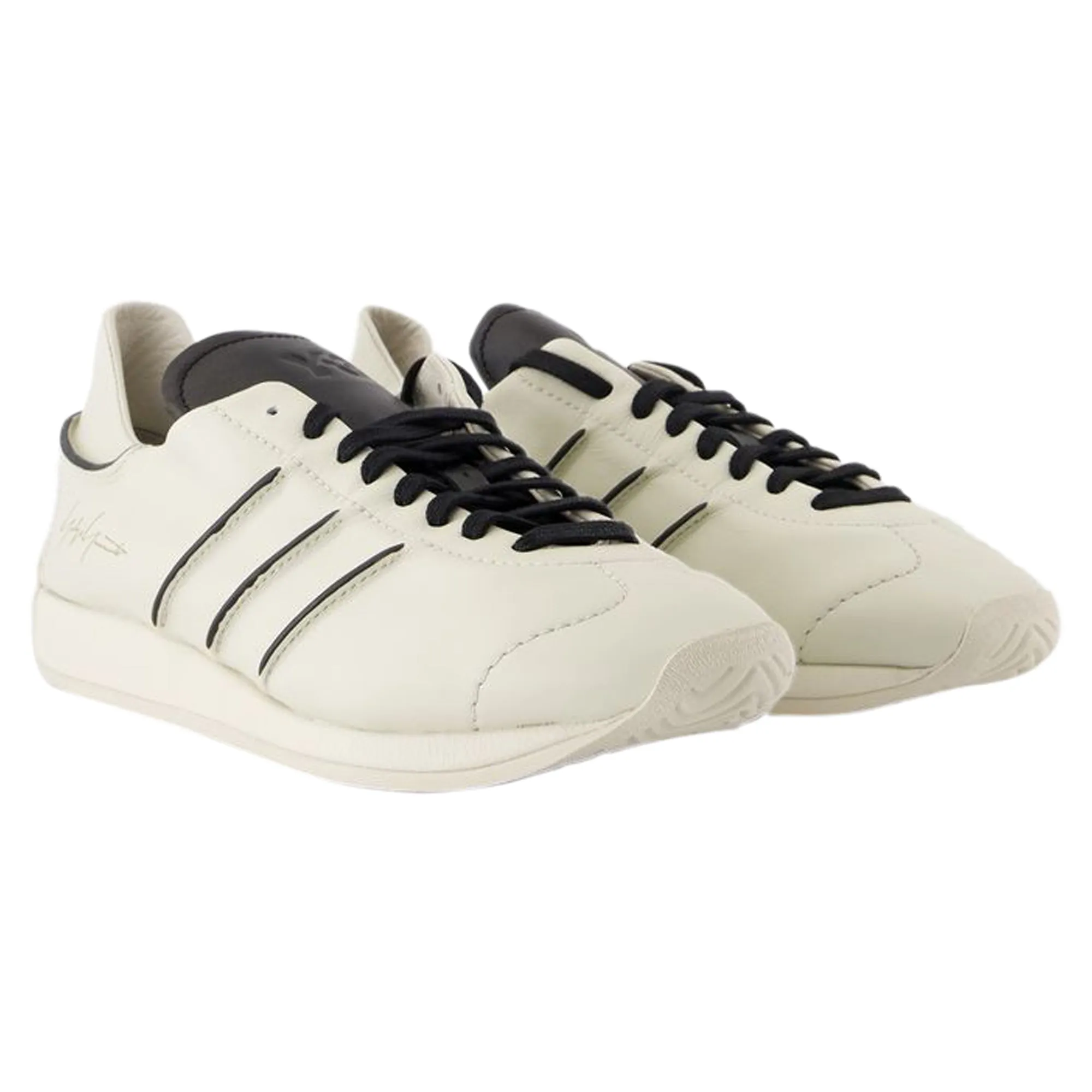 Country Sneakers - Y-3 - Leather - White