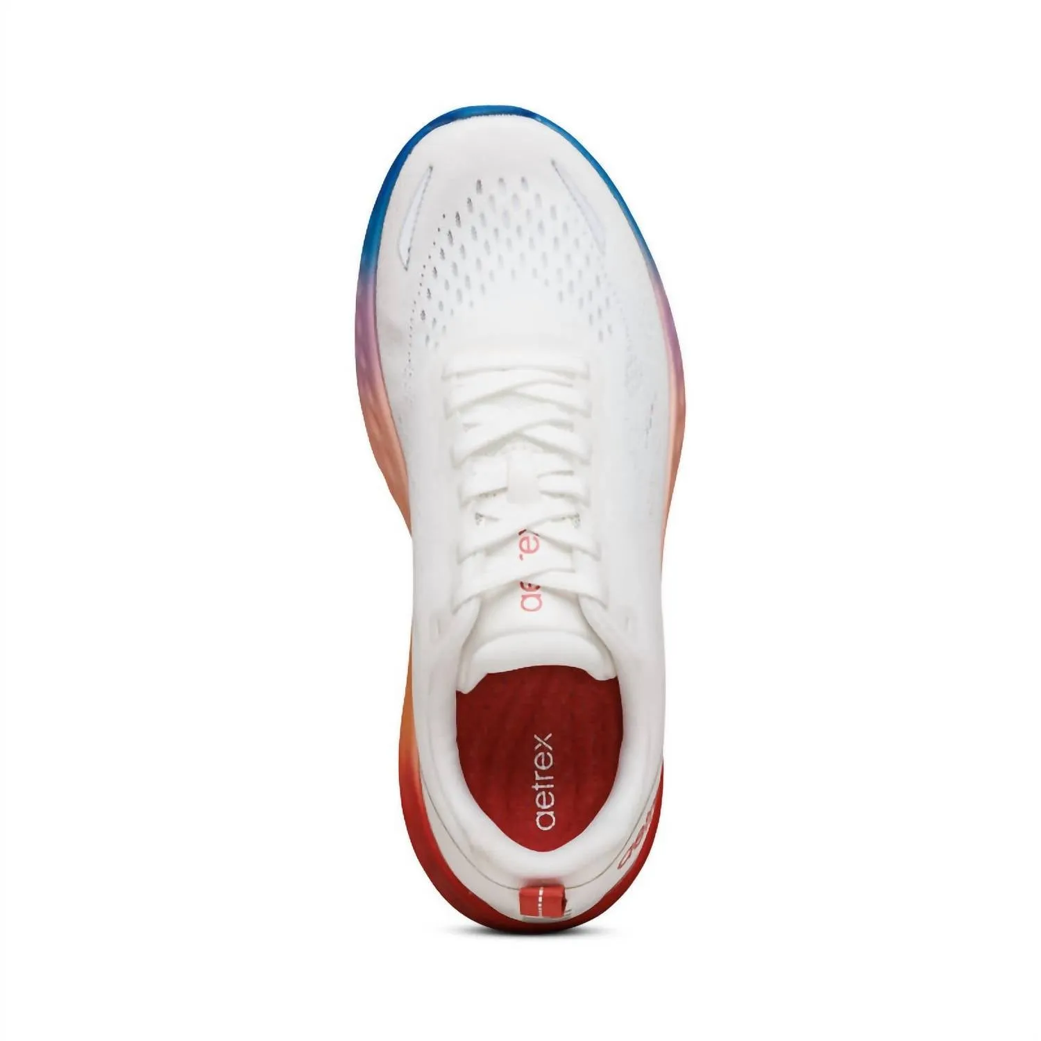 Danika Arch Support Sneaker In White Ombre