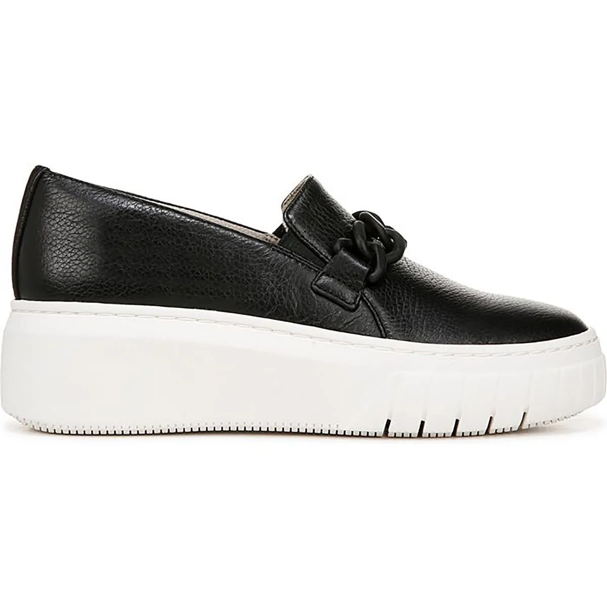 Daphne Womens Suede Chain Slip-On Sneakers