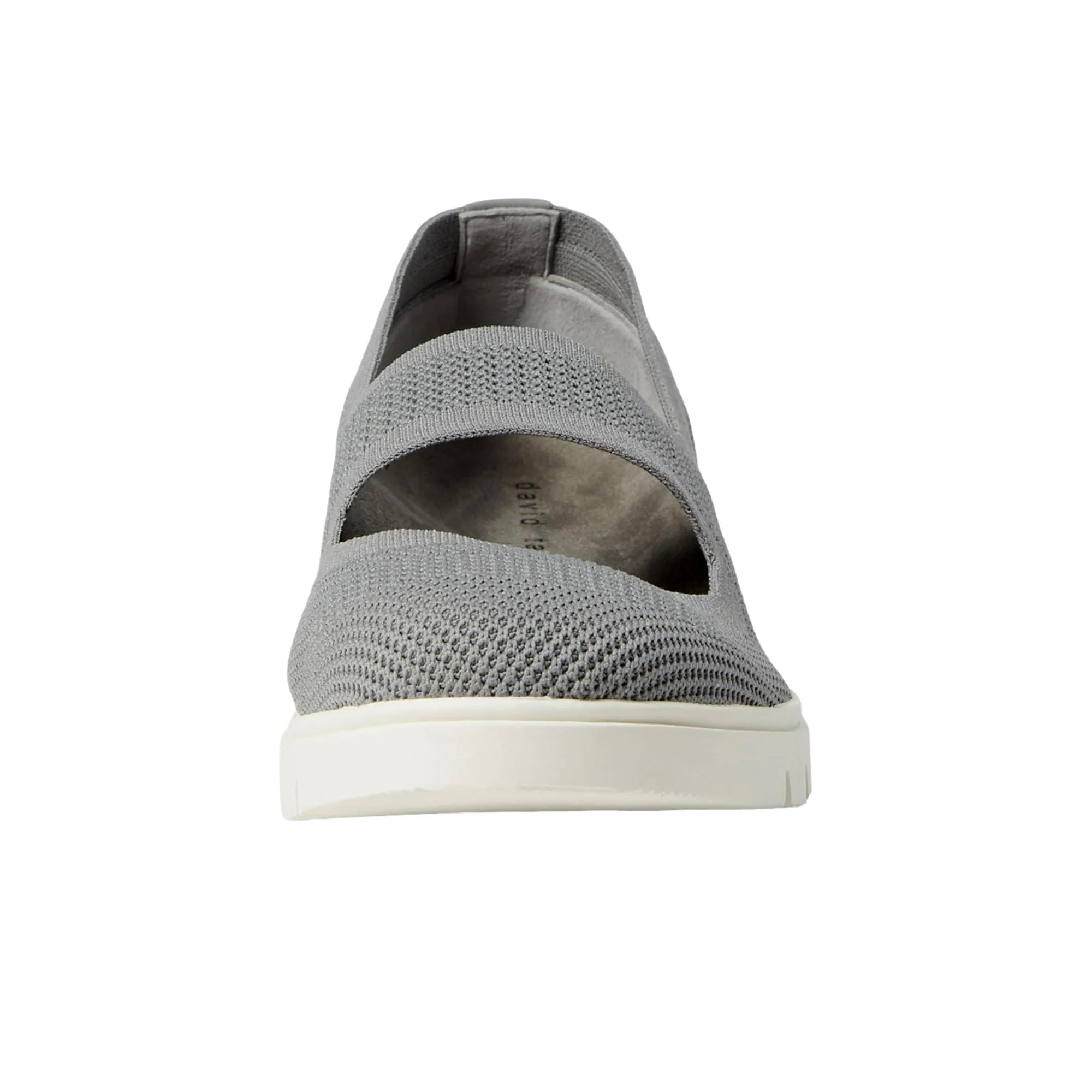 David Tate Comfy Knit Fabtic Flat Grey / White  NWS24-503 Women's