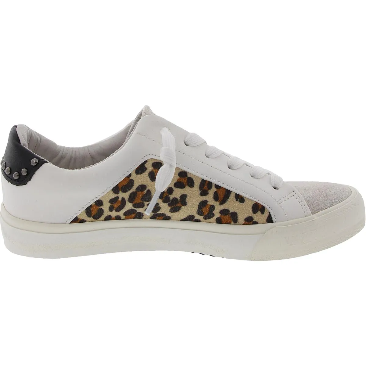 Dayna Womens Faux Leather Embellished Casual and Fashion Sneakers