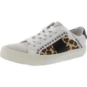 Dayna Womens Faux Leather Embellished Casual and Fashion Sneakers