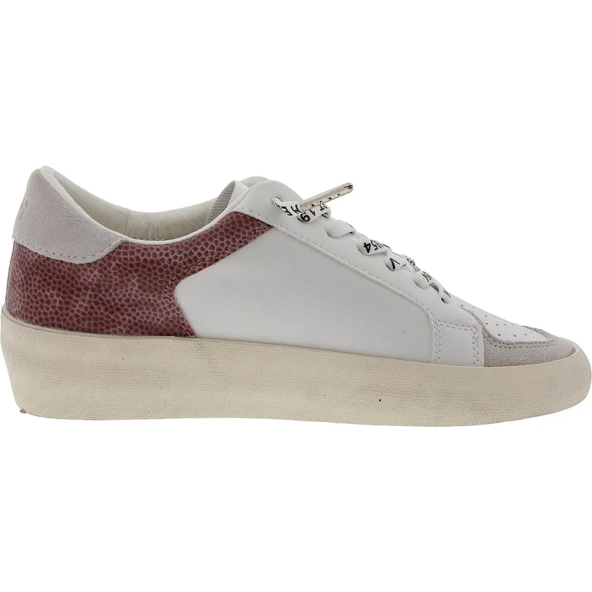DENVER Womens Cushioned Footbed Leather Casual And Fashion Sneakers