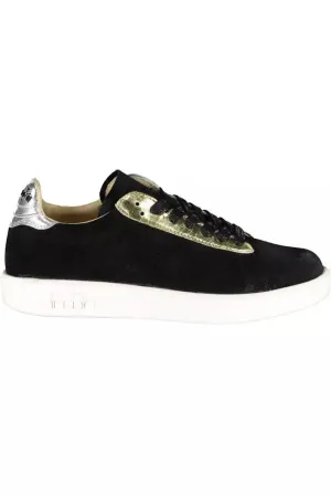 Diadora Elegant  Leather Sneakers with Contrasting Women's Details