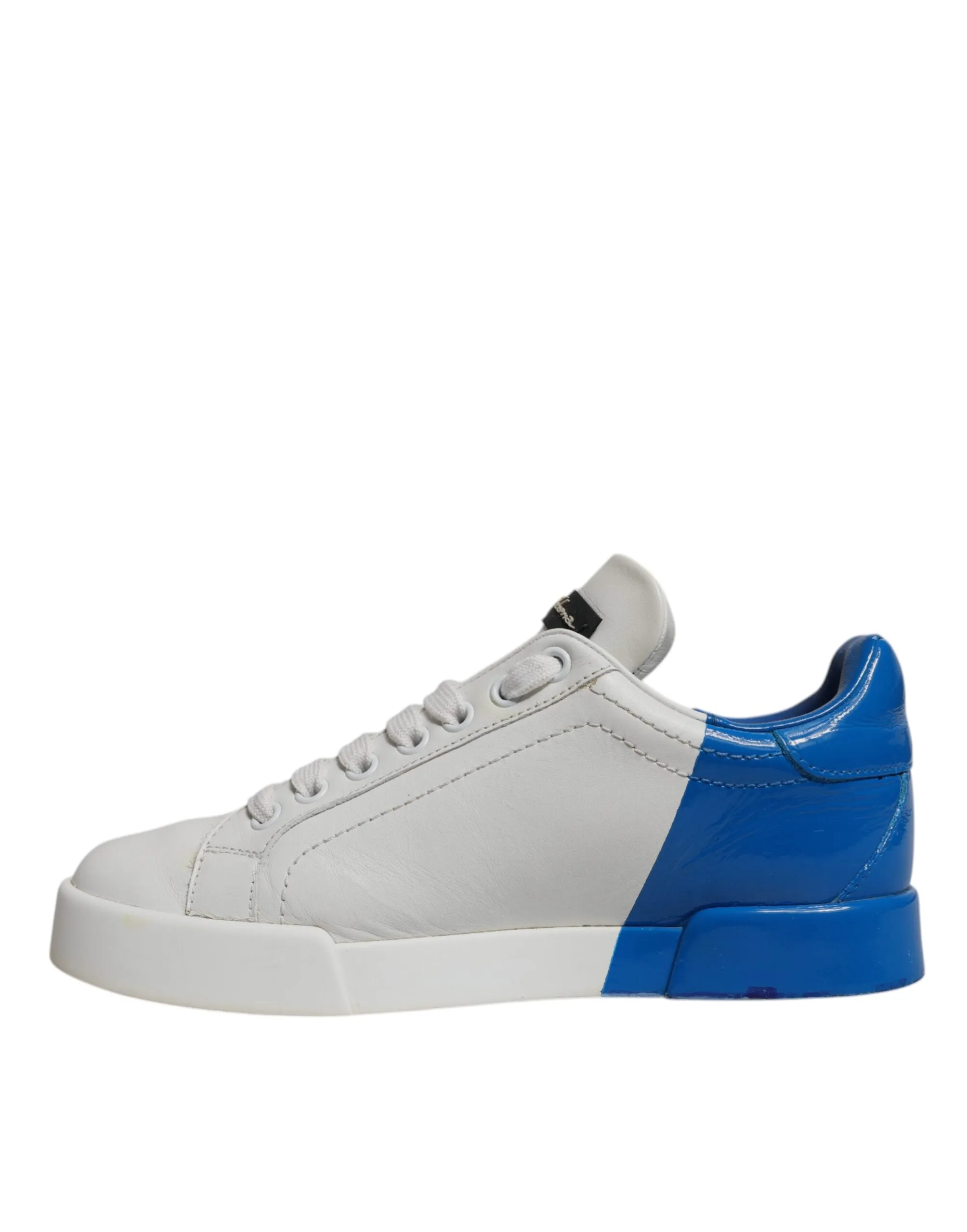 Dolce & Gabbana blue Logo Portofino Sneakers Women's Shoes (Pre-Owned)