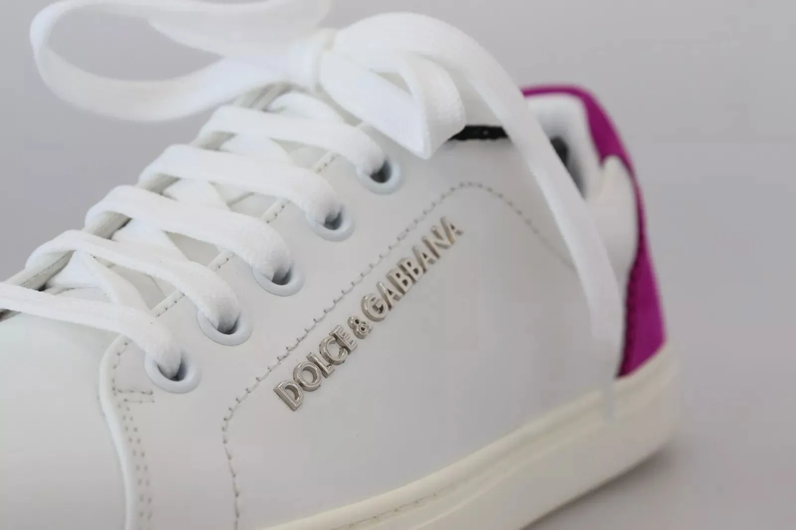 Dolce & Gabbana Classic Sneakers Women Leather Women's Shoes (Pre-Owned)