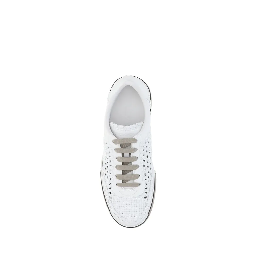 Dolce & Gabbana Mesh Panel Men's Sneakers