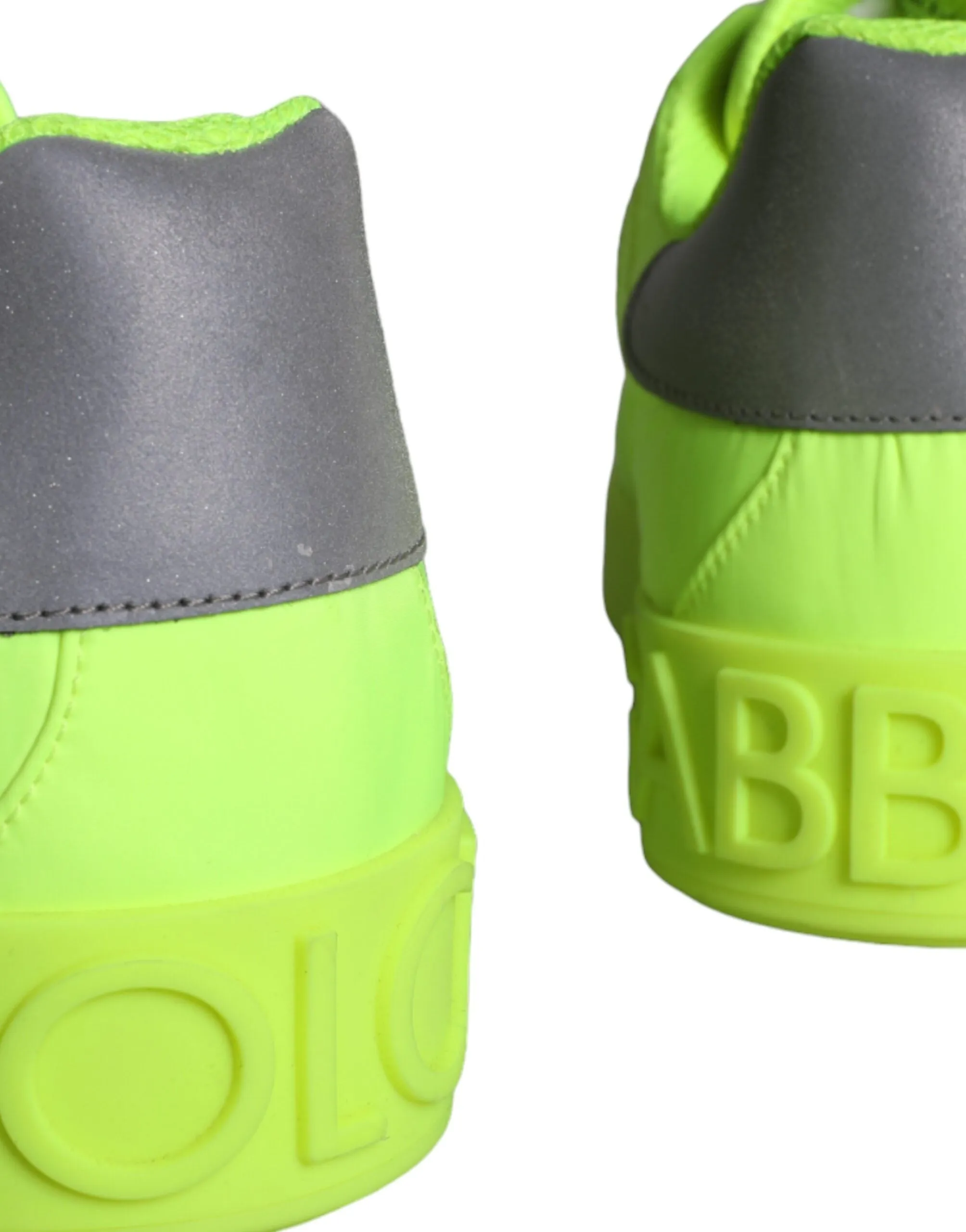 Dolce & Gabbana Neon Logo Tape Low Top Sneakers Men's Shoes (Pre-Owned)